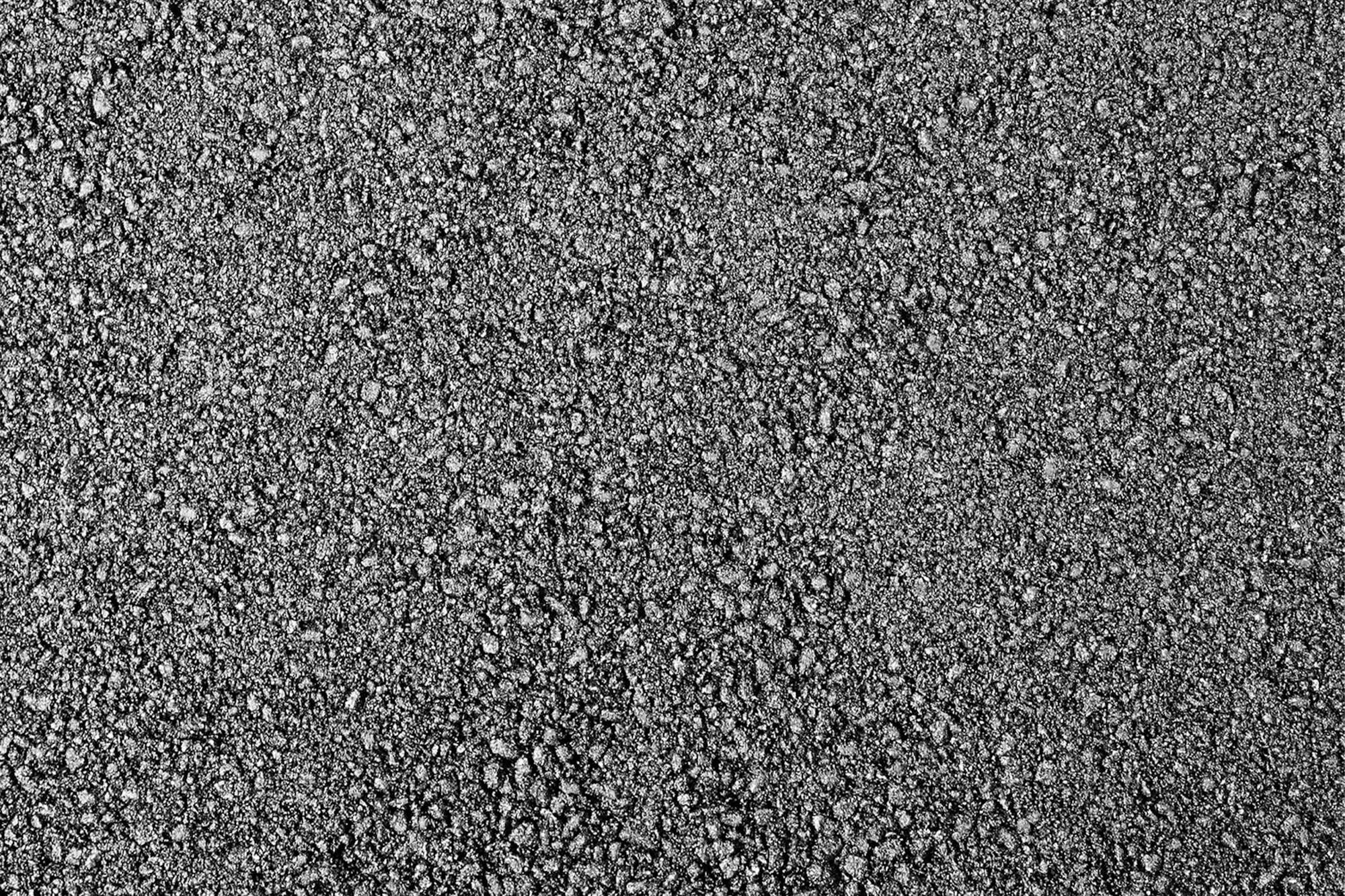 Hot fresh asphalt